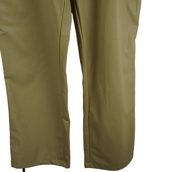 Pretty Little Thing Faux Leather Straight Leg Lined Pants Size 12 - Picture 4 of 11